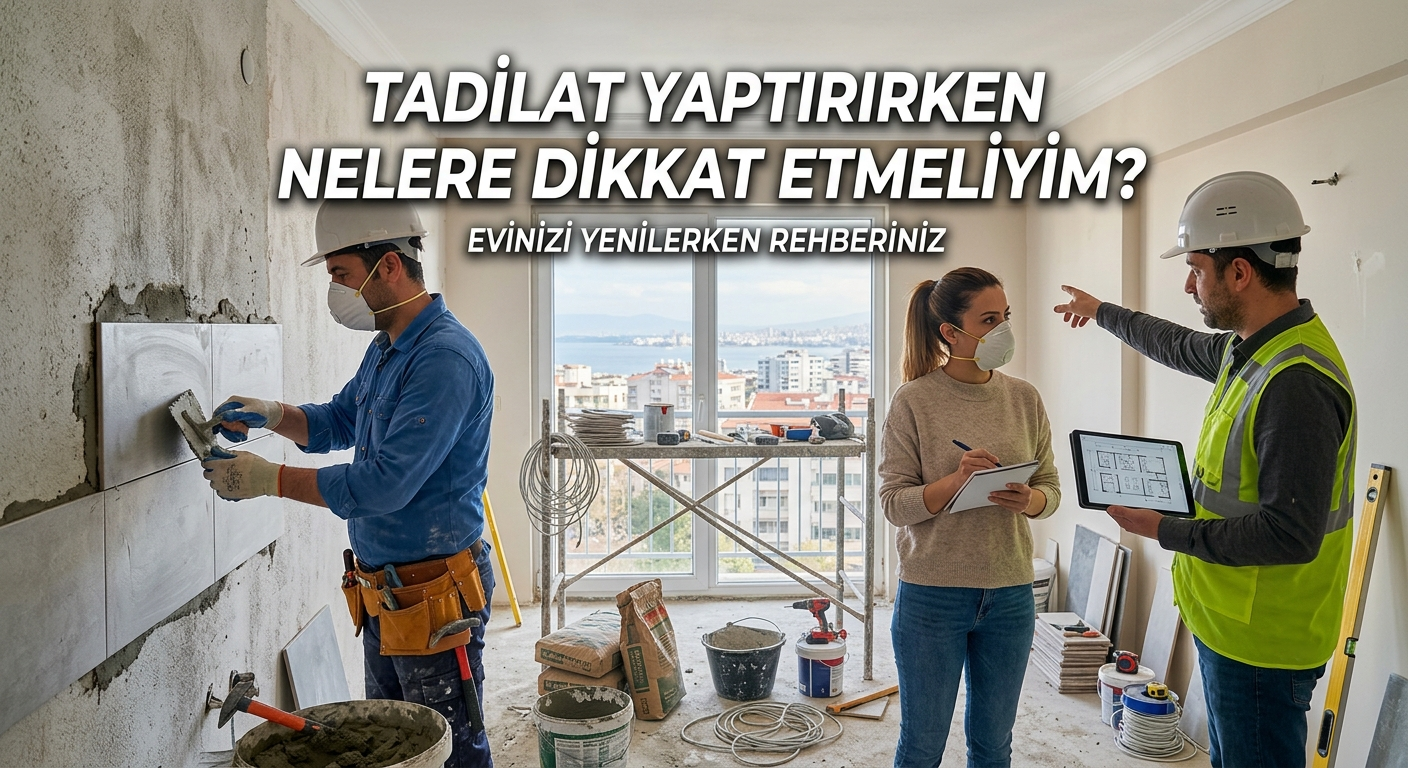 Tadilat Yaptırırken Nelere Dikkat Etmelisiniz?